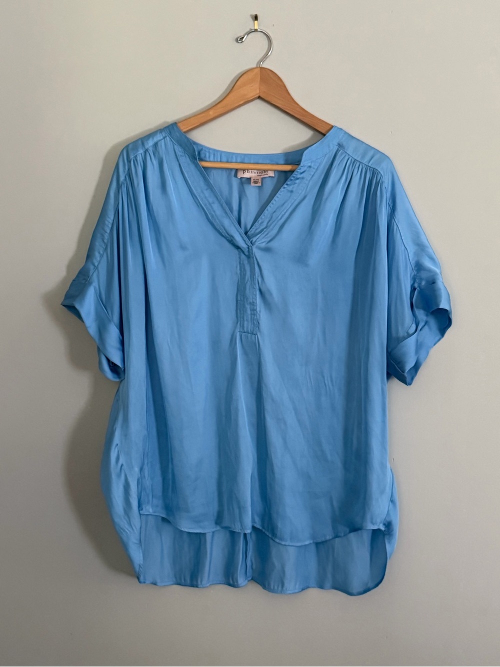 Philosophy | Women’s XL | Pretty Sky Blue Top